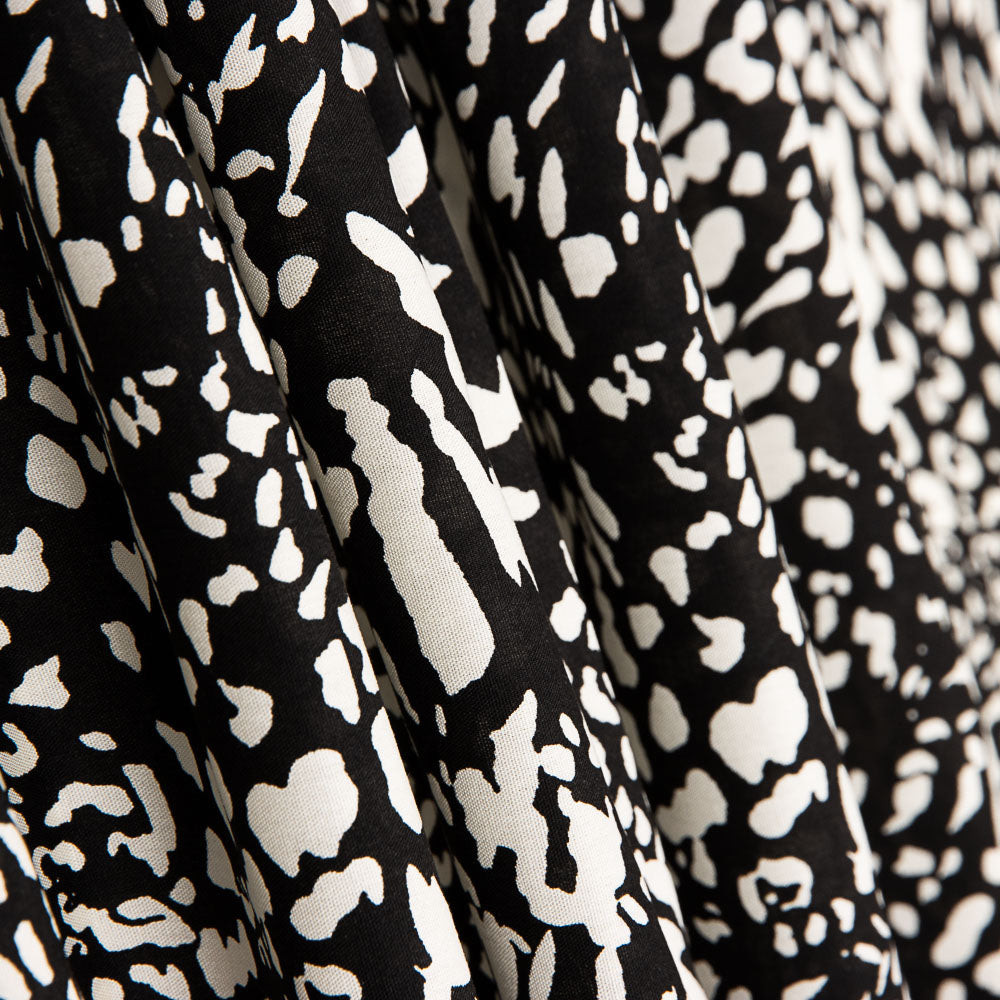 Viscose Animal Print Preto - Ribes y Casals