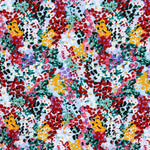 Viscose Confete Flor Azul Claro - Ribes y Casals
