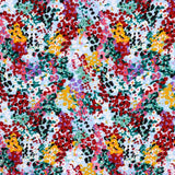 Viscose Confete Flor Azul Claro - Ribes y Casals
