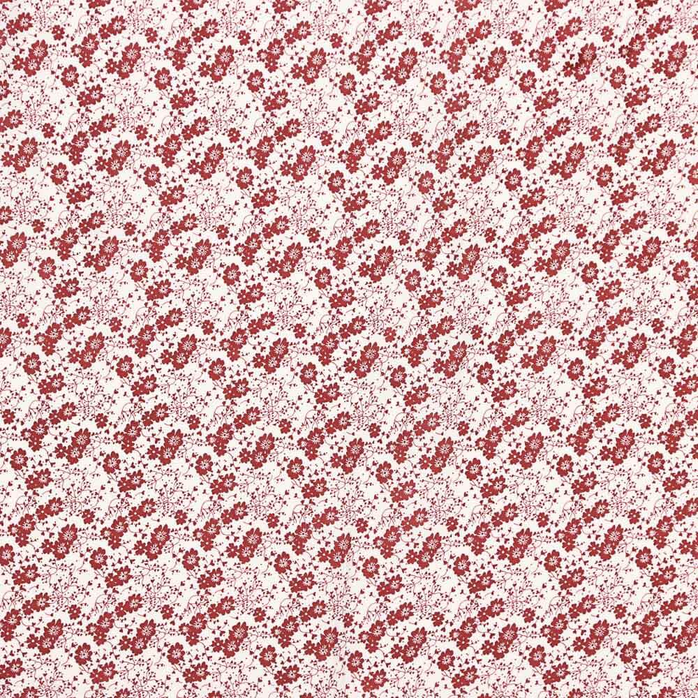 Viscose Flor Bolinhas Granada - Ribes y Casals