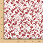 Viscose Flor Bolinhas Granada - Ribes y Casals