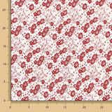 Viscose Flor Bolinhas Granada - Ribes y Casals