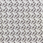 Viscose Flor Bolinhas Brancas - Ribes y Casals