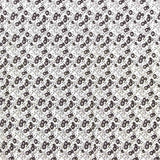 Viscose Flor Bolinhas Brancas - Ribes y Casals