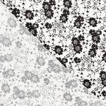 Viscose Flor Bolinhas Brancas - Ribes y Casals