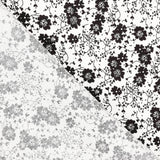 Viscose Flor Bolinhas Brancas - Ribes y Casals