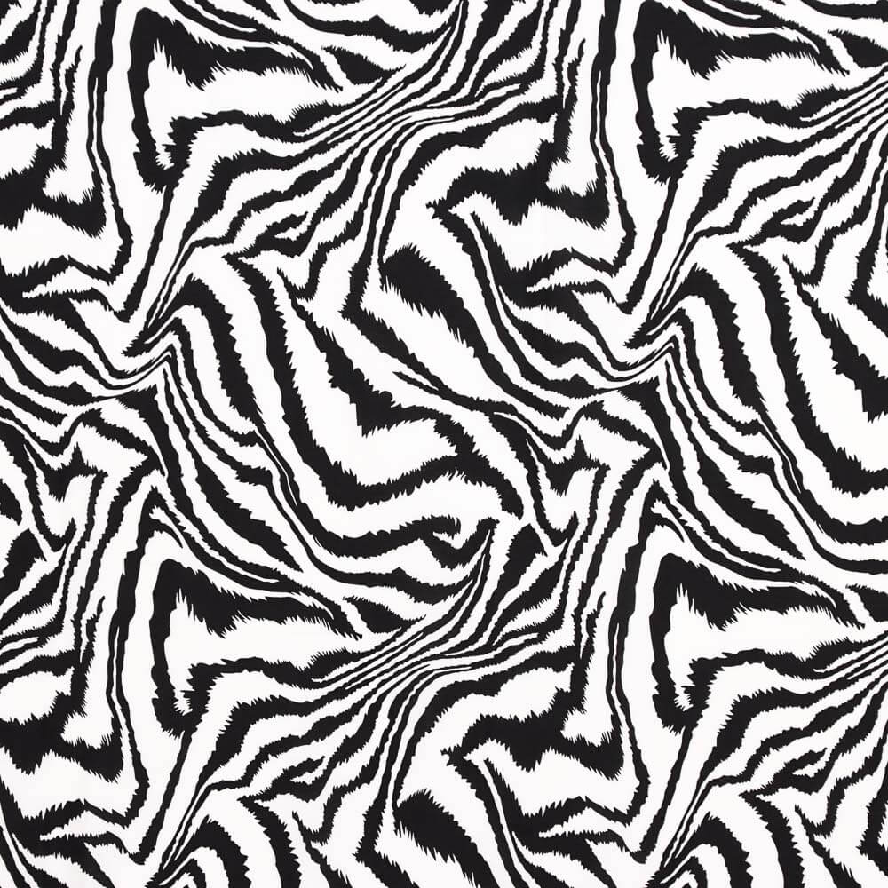 Viscose Zebra Preta - Ribes y Casals