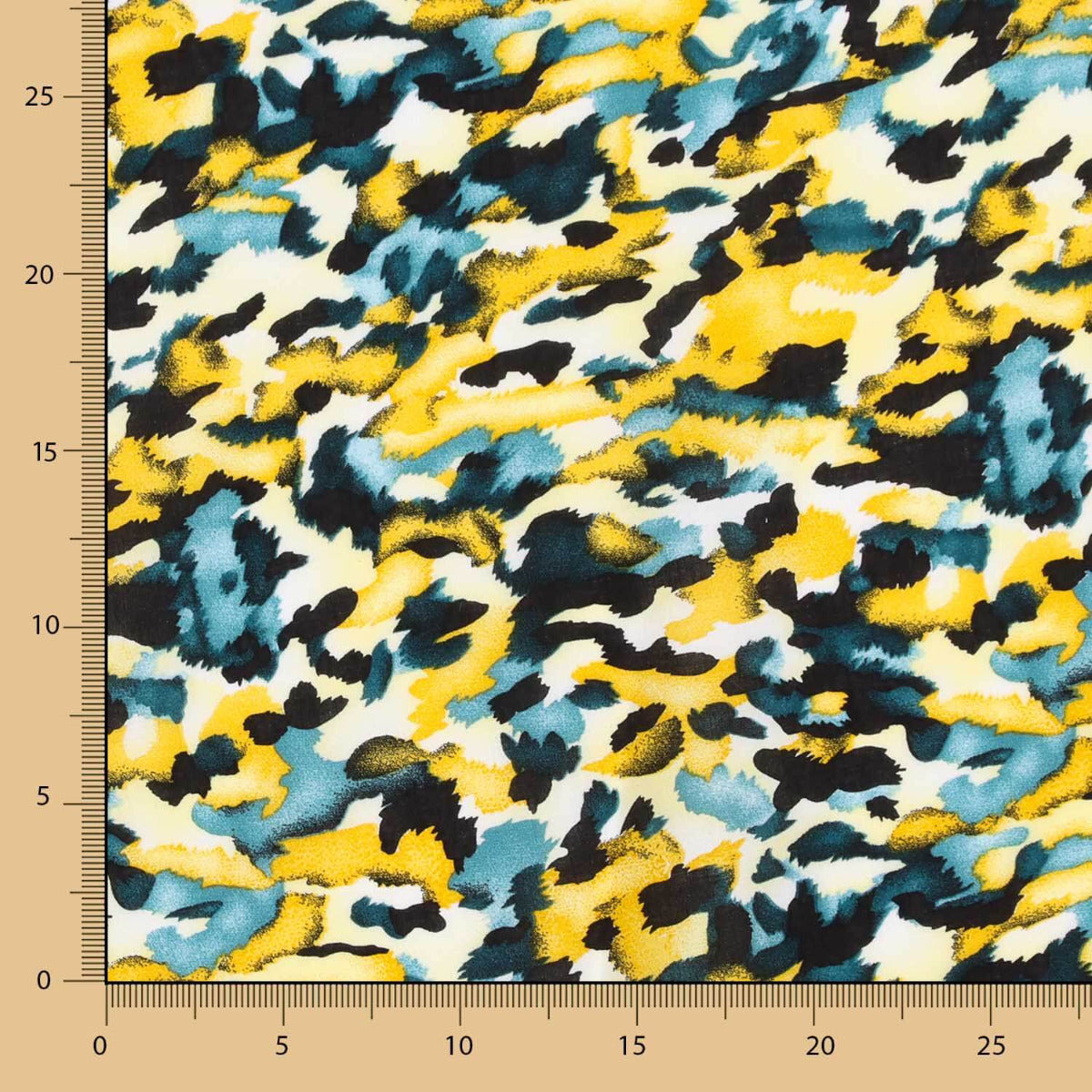 Viscose Camuflagem Amarela - Ribes y Casals