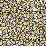 Viscose  Flores Amarelas Bolinhas - Ribes y Casals