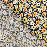 Viscose  Flores Amarelas Bolinhas - Ribes y Casals