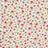 Viscose Flor Bolinhas Multicoloridas - Ribes y Casals