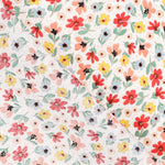 Viscose Flor Bolinhas Multicoloridas - Ribes y Casals