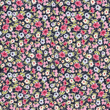 Viscose Flores Rosa Bolinhas - Ribes y Casals