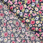 Viscose Flores Rosa Bolinhas - Ribes y Casals