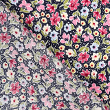 Viscose Flores Rosa Bolinhas - Ribes y Casals