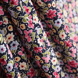 Viscose Flores Rosa Bolinhas - Ribes y Casals