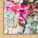 Crepe Viscose Floral Aquarela - Ribes y Casals