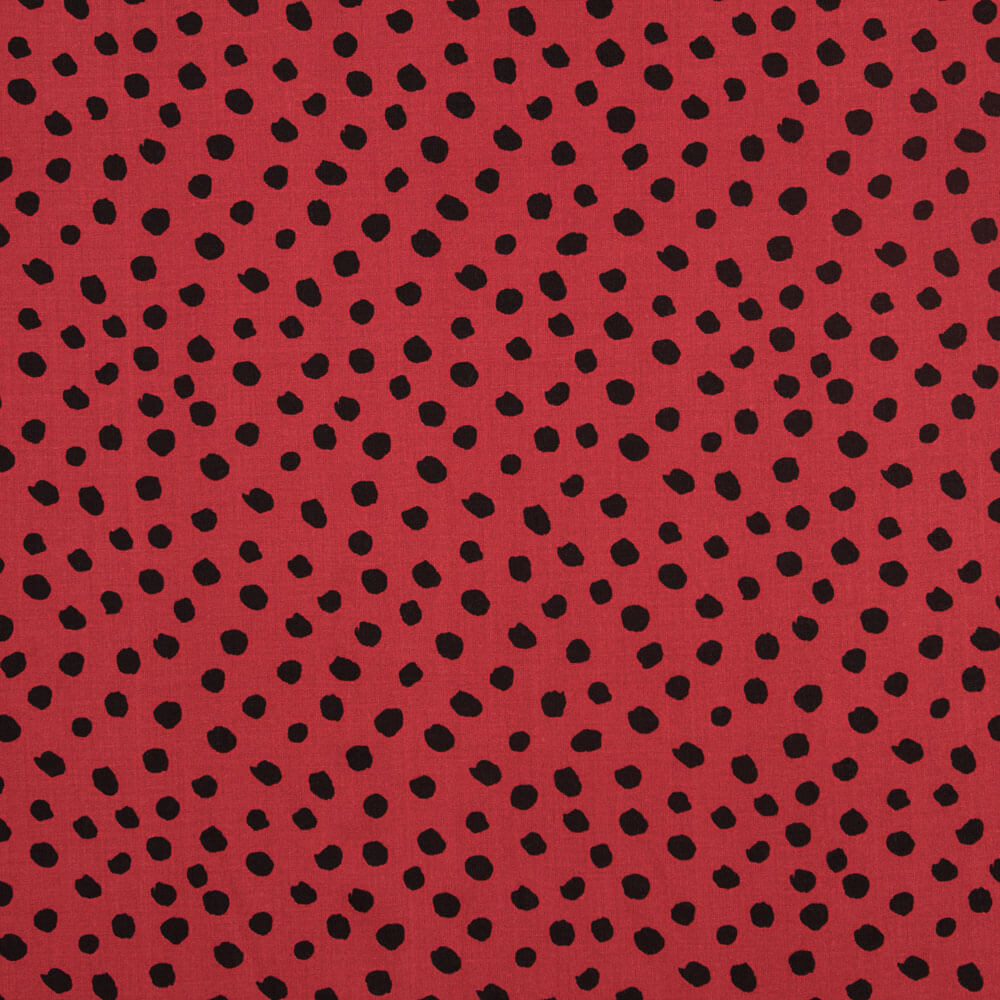 Viscose Animal Print Grena - Ribes y Casals