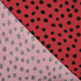 Viscose Animal Print Grena - Ribes y Casals