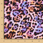 Viscose Animal Print Malva - Ribes y Casals