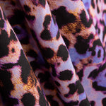 Viscose Animal Print Malva - Ribes y Casals