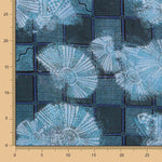 Viscose Azul Denim Conchas - Ribes y Casals