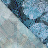 Viscose Azul Denim Conchas - Ribes y Casals