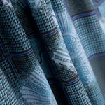 Viscose Azul Denim Conchas - Ribes y Casals