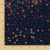 Viscose Buquê Azul Noite - Ribes y Casals