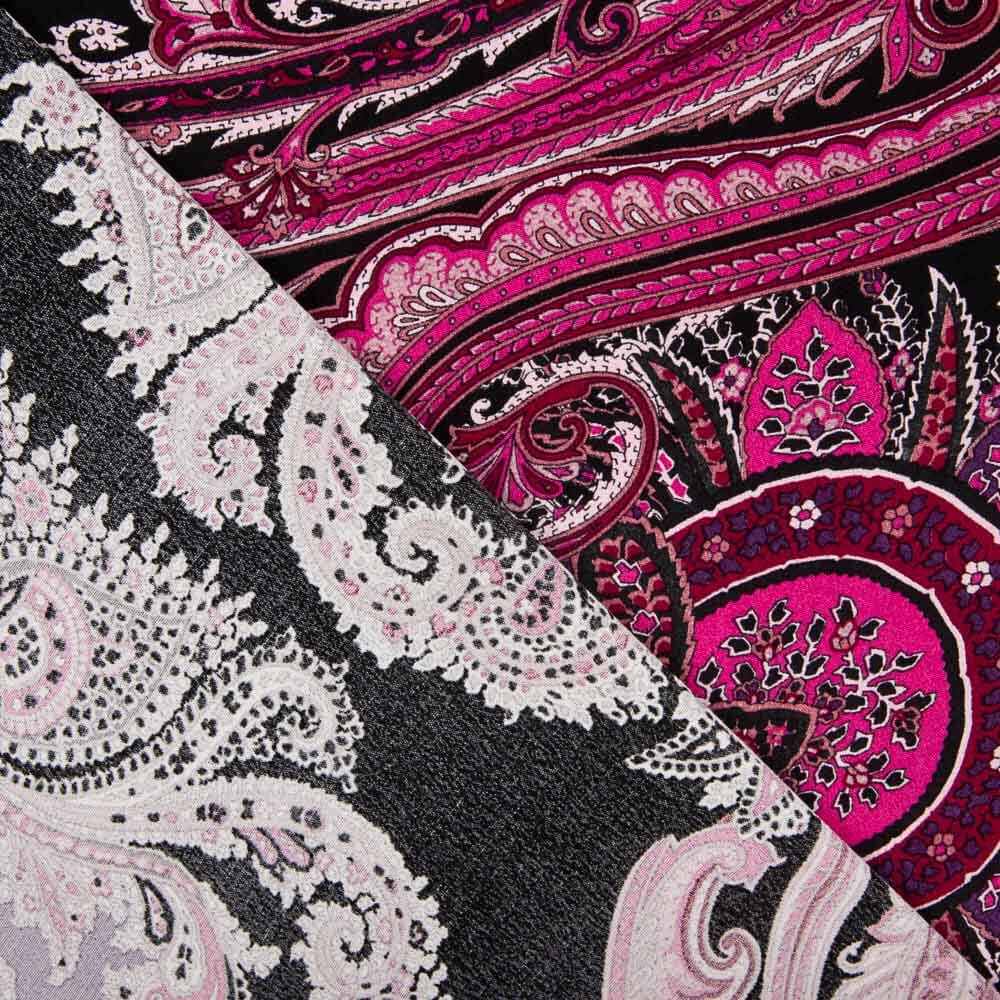 Viscose Crepe Sumali Preto - Ribes y Casals