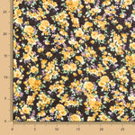 Viscose Cretonne Flor Amarela - Ribes y Casals