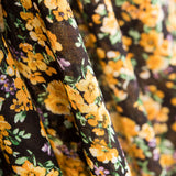 Viscose Cretonne Flor Amarela - Ribes y Casals