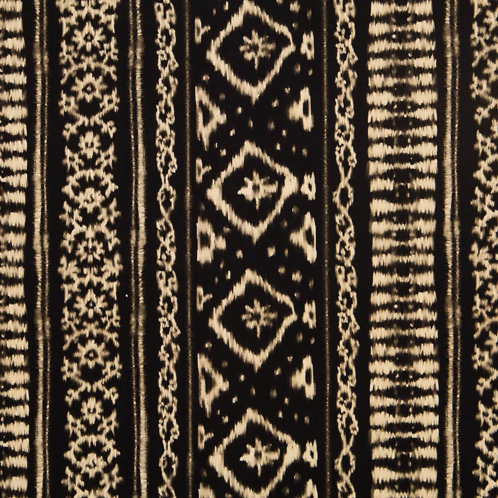 Viscose Dalias Losangos Preto - Ribes y Casals