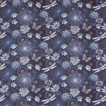 Viscose Estampada Abaca Azul - Ribes y Casals