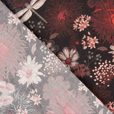 Viscose Estampada Abaca Preto - Ribes y Casals