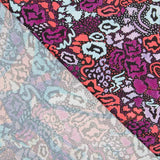 Viscosa Estampada Animal Print Malva - Ribes y Casals