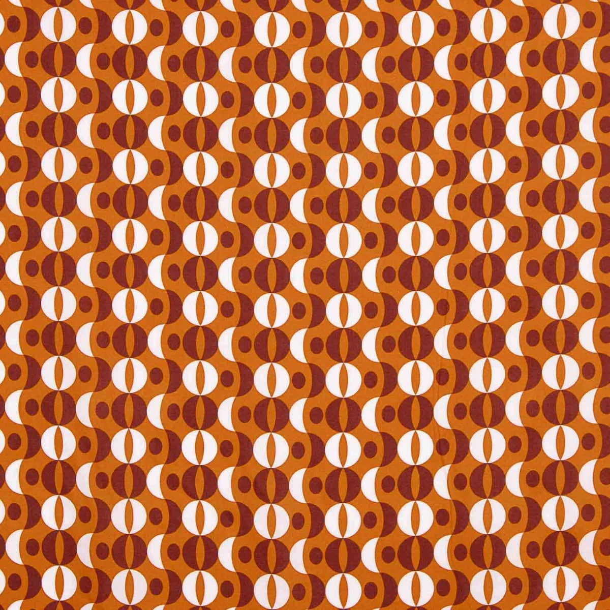 Viscose Estampada Baya Laranja - Ribes y Casals