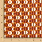 Viscose Estampada Baya Laranja - Ribes y Casals