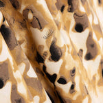 Viscose Estampada Ceryl Bege - Ribes y Casals