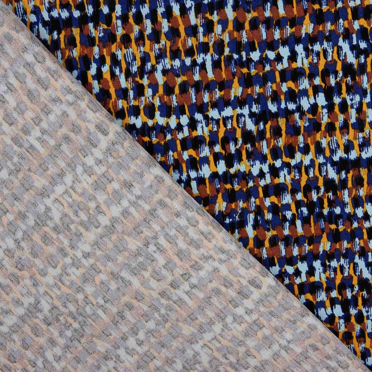 Viscose Estampada Cedile Azul - Ribes y Casals