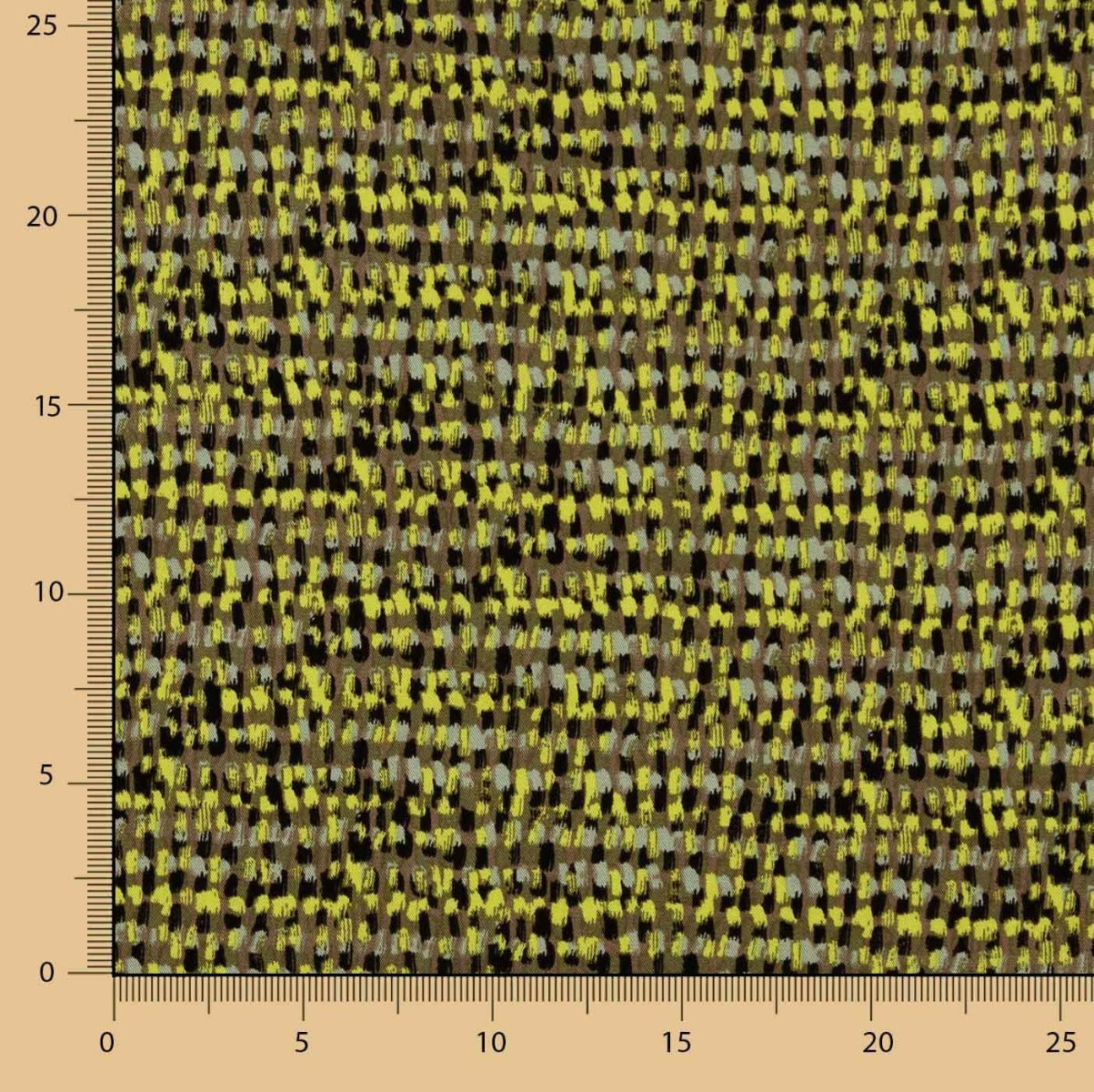 Viscose Estampada Cedile Verde - Ribes y Casals