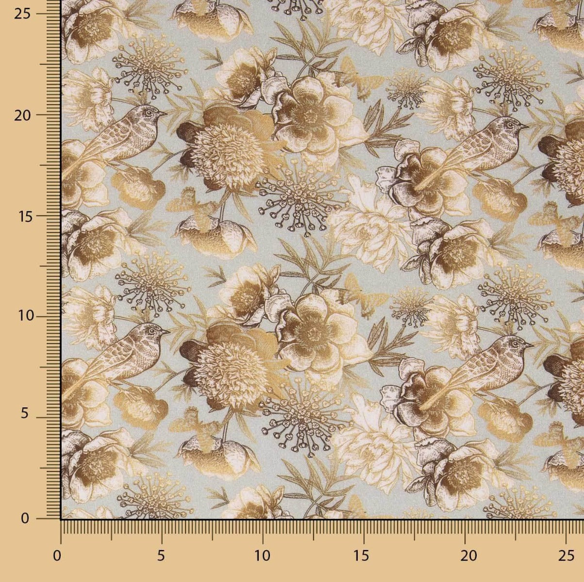 Viscose Estampada Elios Cinzento - Ribes y Casals