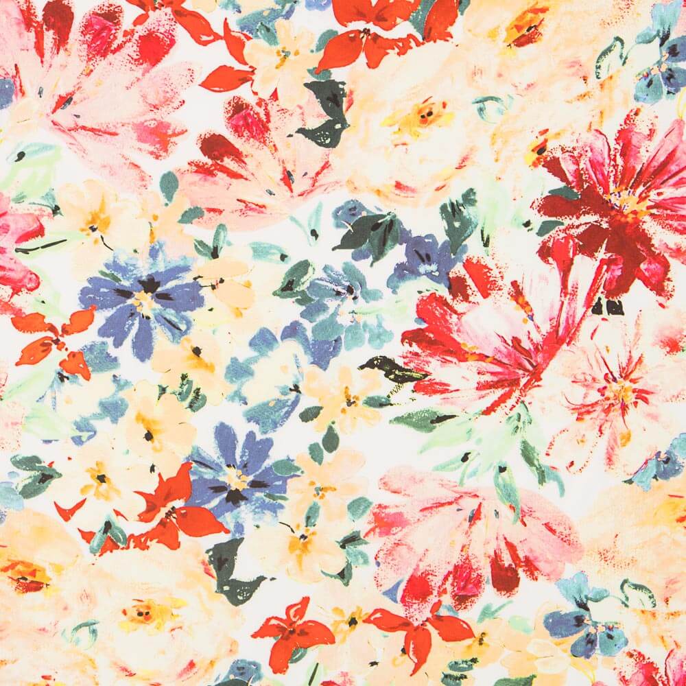 Viscose Estampada Explosão Flor - Ribes y Casals