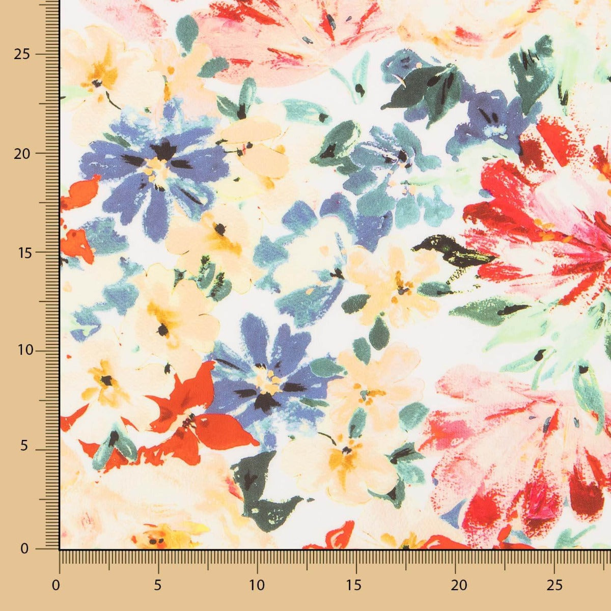 Viscose Estampada Explosão Flor - Ribes y Casals