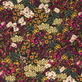 Viscosa Estampada Flor Pintura Negro - Ribes y Casals