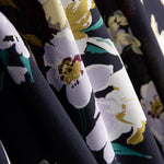 Viscose Estampada Floral Maxi Flor Marinho - Ribes y Casals