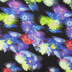 Viscose Estampada Flores Neon - Ribes y Casals