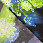 Viscose Estampada Flores Neon - Ribes y Casals