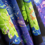 Viscose Estampada Flores Neon - Ribes y Casals