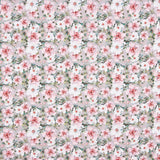 Viscose Estampada Flores Rosa Bombom - Ribes y Casals
